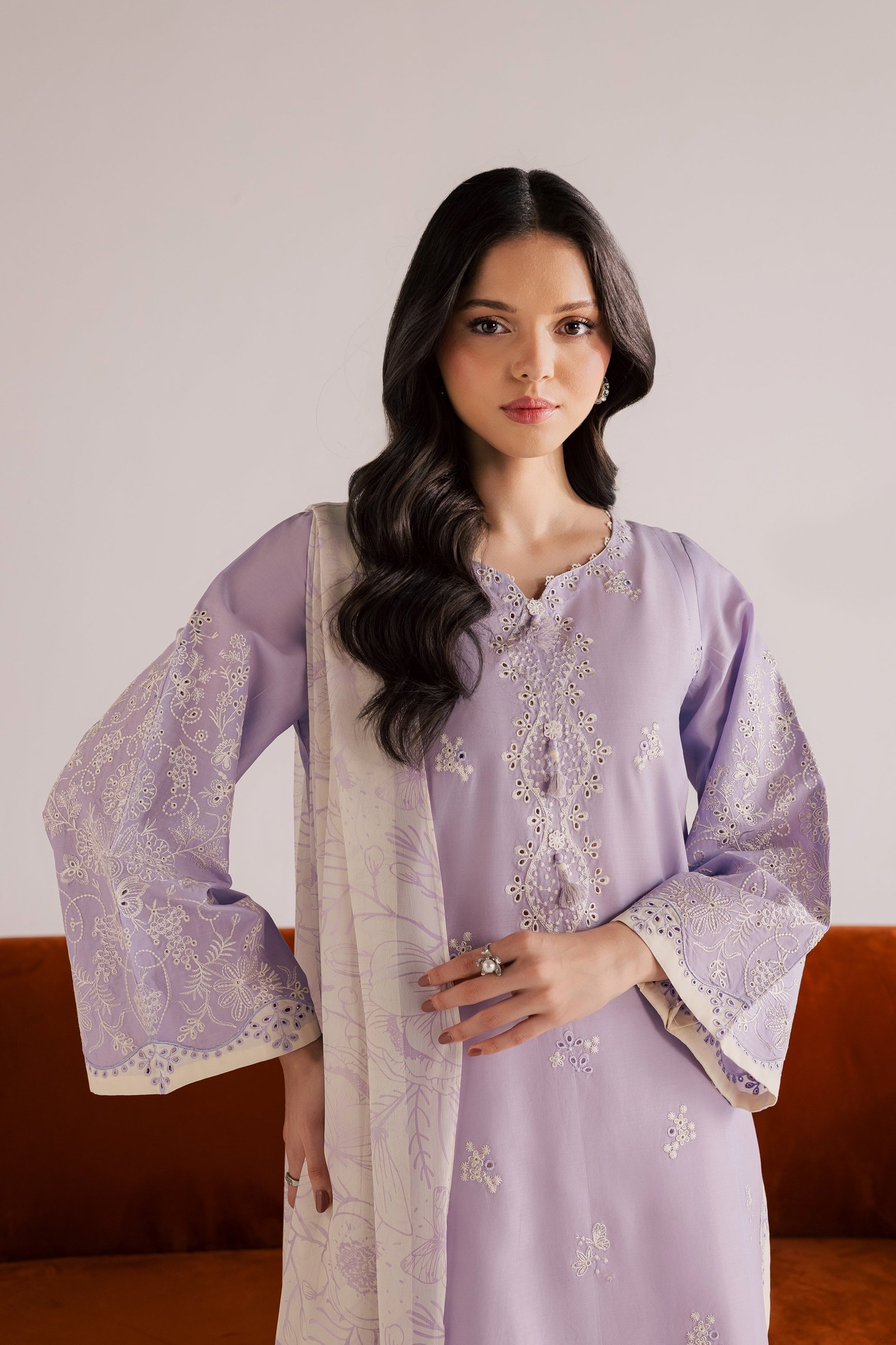 Norway 3Pc - Embroidered Lawn Dress EverydayEdit26 BATIK XS / Voila / Pima Lawn-S / Voila / Pima Lawn-M / Voila / Pima Lawn-L / Voila / Pima Lawn-XL / Voila / Pima Lawn