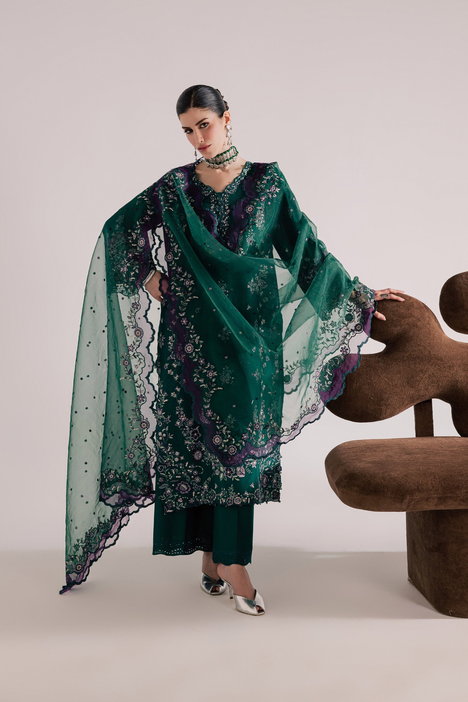 Purple Forest 3Pc - Festive Eid Pret BATIKSS26 BATIK XS / Forest Biome / Pima Lawn-S / Forest Biome / Pima Lawn-M / Forest Biome / Pima Lawn-L / Forest Biome / Pima Lawn-XL / Forest Biome / Pima Lawn