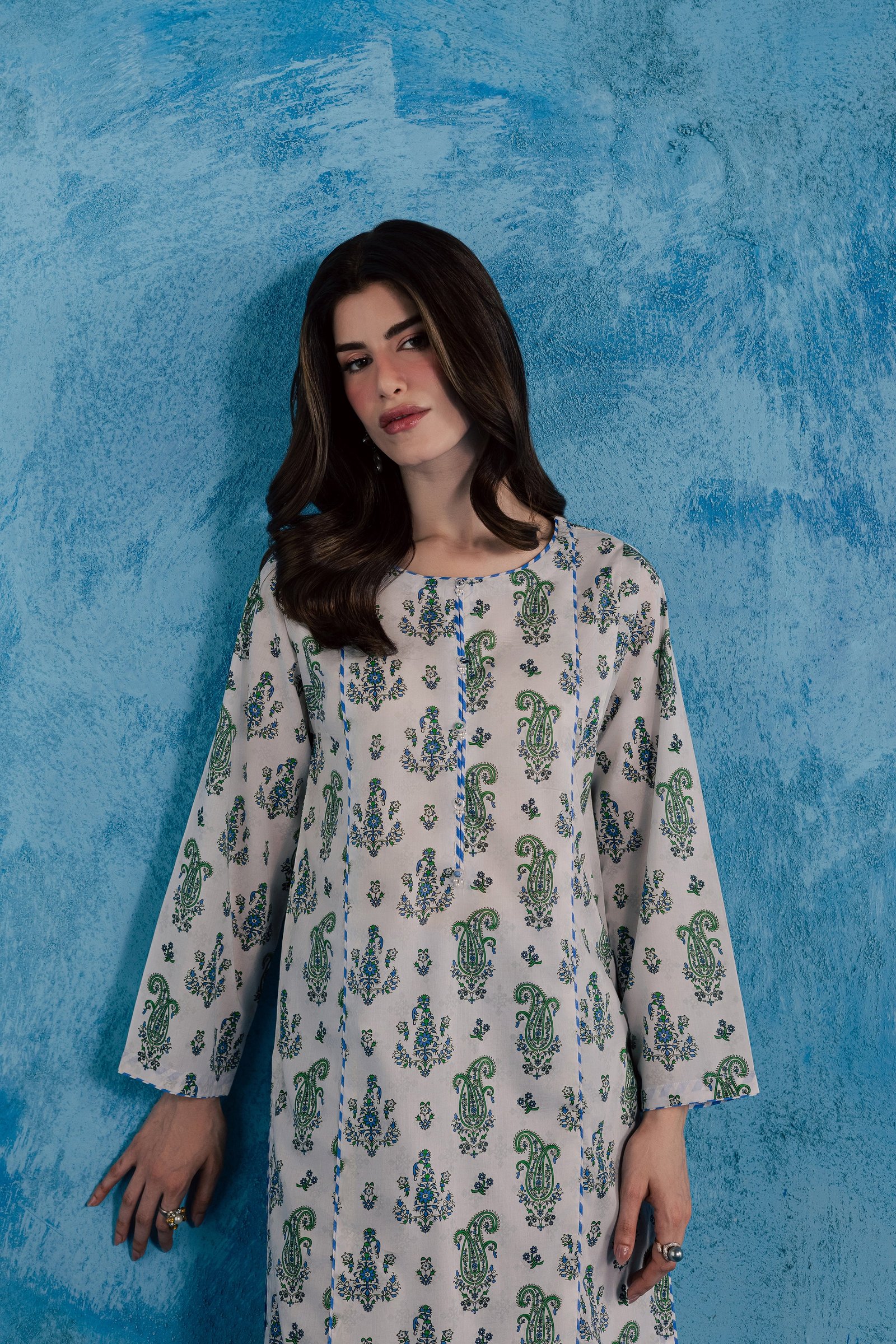  Purple Julie 2Pc - Printed Lawn Dress BATIKSS26  BATIK   XS / Off White / Lawn-S / Off White / Lawn-M / Off White / Lawn-L / Off White / Lawn-XL / Off White / Lawn