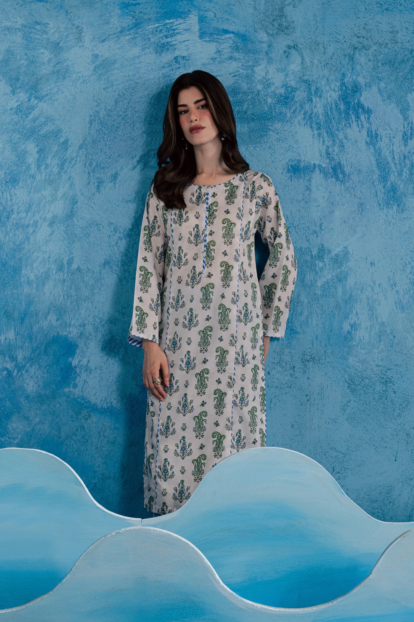  Purple Julie 2Pc - Printed Lawn Dress BATIKSS26  BATIK   XS / Off White / Lawn-S / Off White / Lawn-M / Off White / Lawn-L / Off White / Lawn-XL / Off White / Lawn