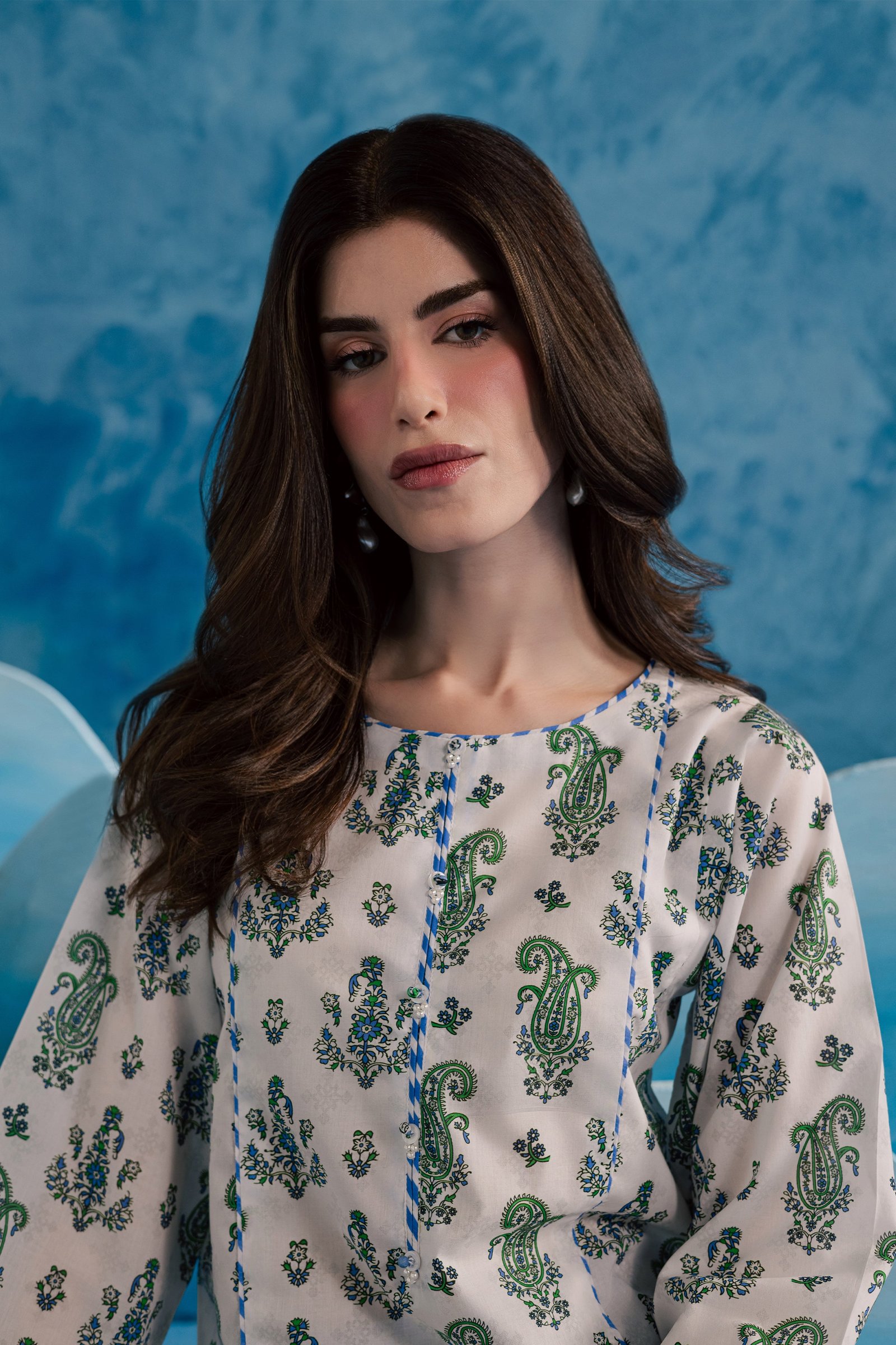  Purple Julie 2Pc - Printed Lawn Dress BATIKSS26  BATIK   XS / Off White / Lawn-S / Off White / Lawn-M / Off White / Lawn-L / Off White / Lawn-XL / Off White / Lawn