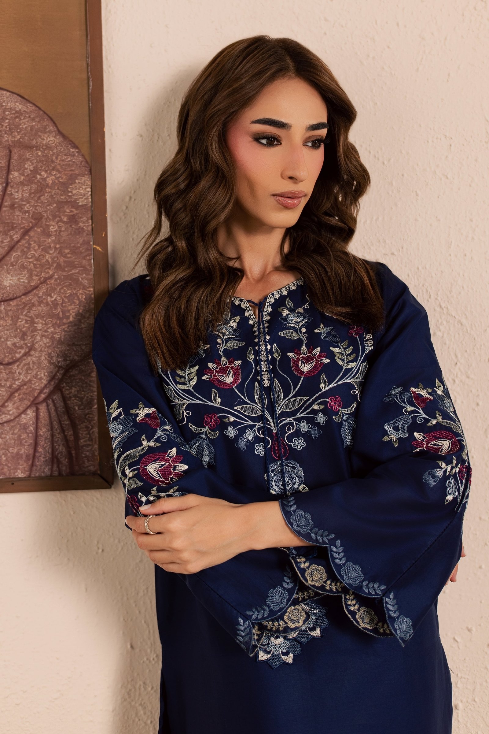 Rarity 2Pc - Embroidered Lawn Dress EverydayEdit26 BATIK XS / Midnight Blue / Pima Lawn-S / Midnight Blue / Pima Lawn-M / Midnight Blue / Pima Lawn-L / Midnight Blue / Pima Lawn-XL / Midnight Blue / Pima Lawn