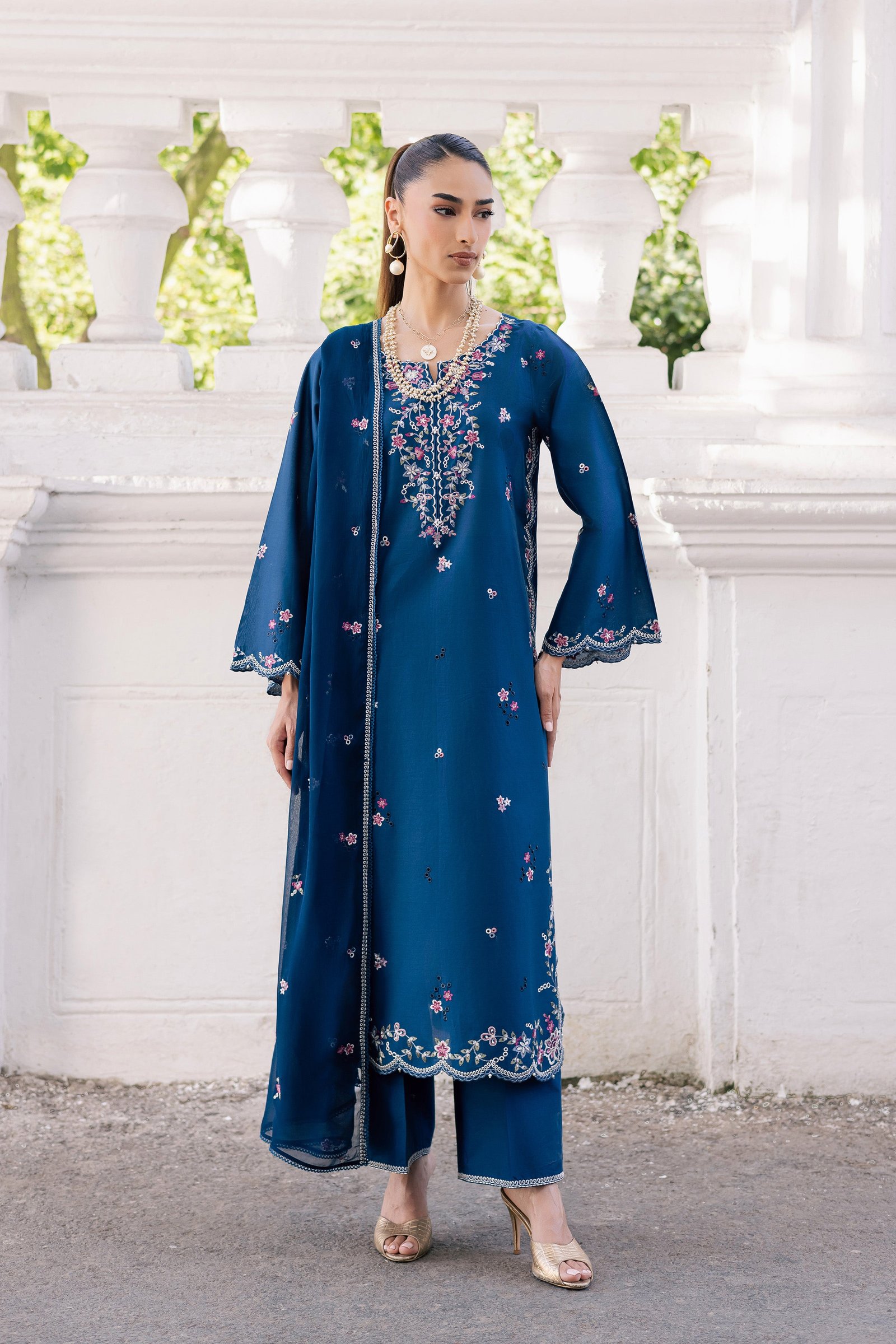  Sabeha 3Pc - Festive Embroidered Lawn BATIKSS26  BATIK   XS / Ocean Blue / Pima Lawn-S / Ocean Blue / Pima Lawn-M / Ocean Blue / Pima Lawn-L / Ocean Blue / Pima Lawn-XL / Ocean Blue / Pima Lawn