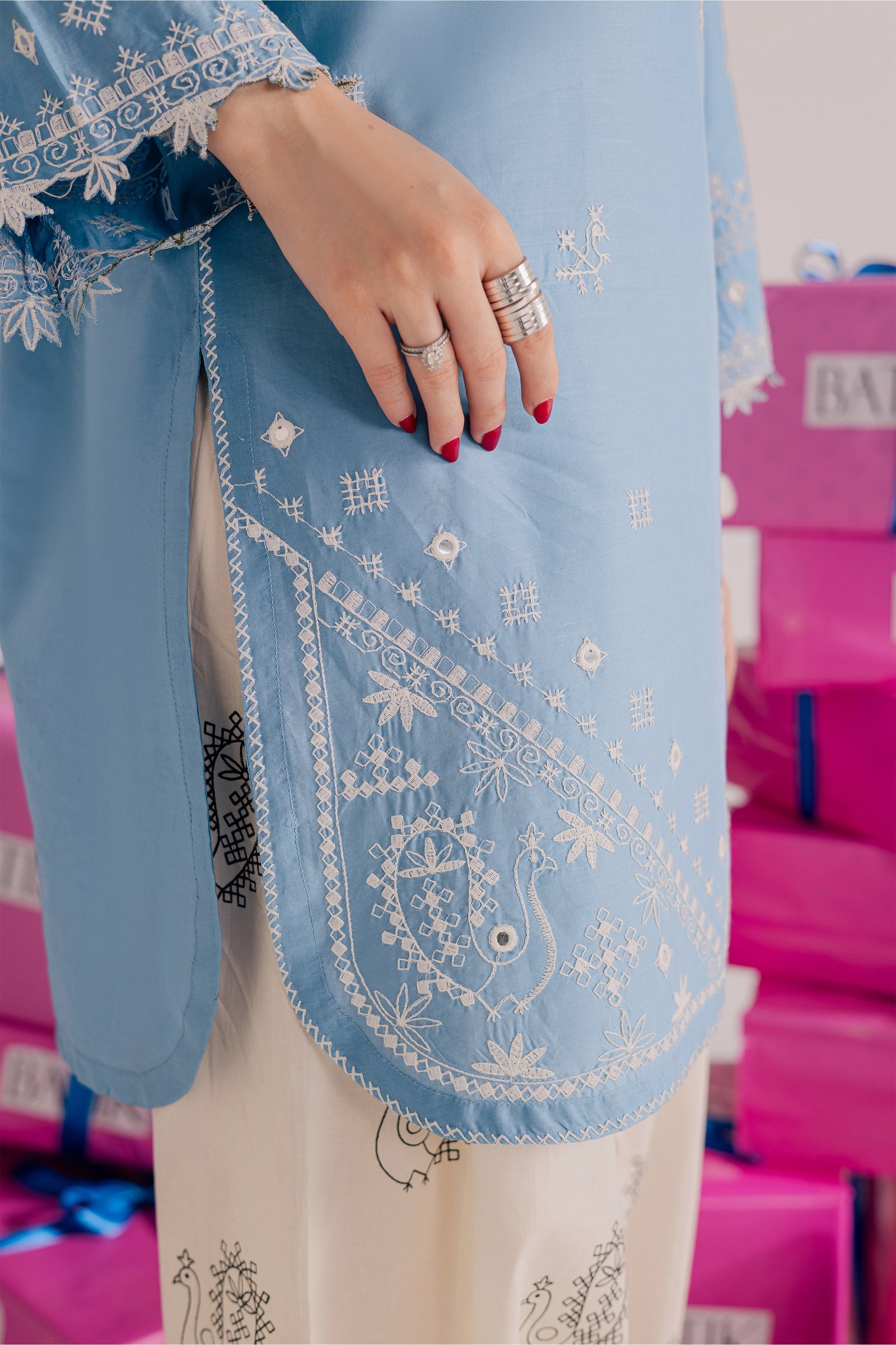  Santro 2Pc - Embroidered Lawn Dress EverydayEdit26  BATIK   XS / Quite Harbor / Pima Lawn-S / Quite Harbor / Pima Lawn-M / Quite Harbor / Pima Lawn-L / Quite Harbor / Pima Lawn-XL / Quite Harbor / Pima Lawn