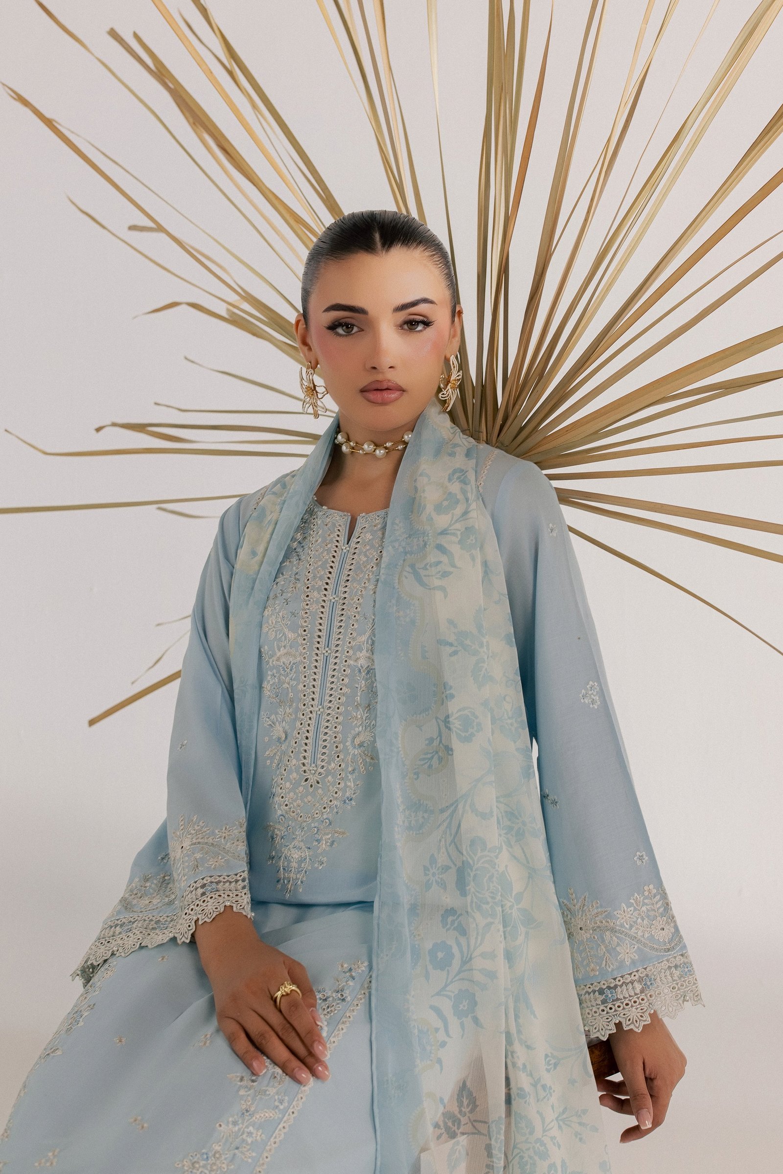  Shikast 3Pc - Luxury Embroidered Lawn BATIKSS26  BATIK   XS / Dream Blue / Pima Lawn-S / Dream Blue / Pima Lawn-M / Dream Blue / Pima Lawn-L / Dream Blue / Pima Lawn-XL / Dream Blue / Pima Lawn
