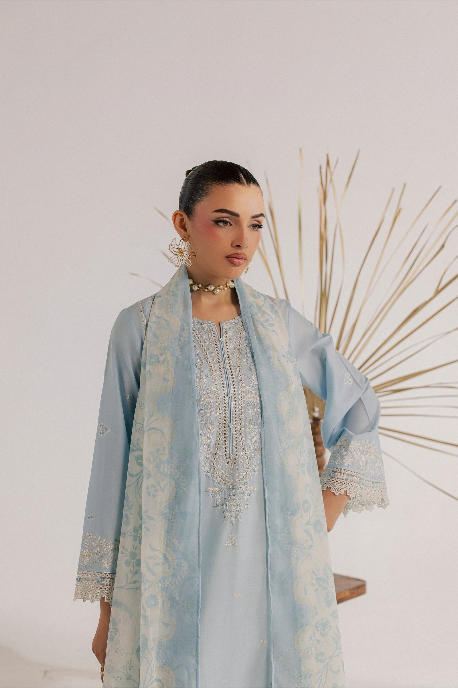  Shikast 3Pc - Luxury Embroidered Lawn BATIKSS26  BATIK   XS / Dream Blue / Pima Lawn-S / Dream Blue / Pima Lawn-M / Dream Blue / Pima Lawn-L / Dream Blue / Pima Lawn-XL / Dream Blue / Pima Lawn