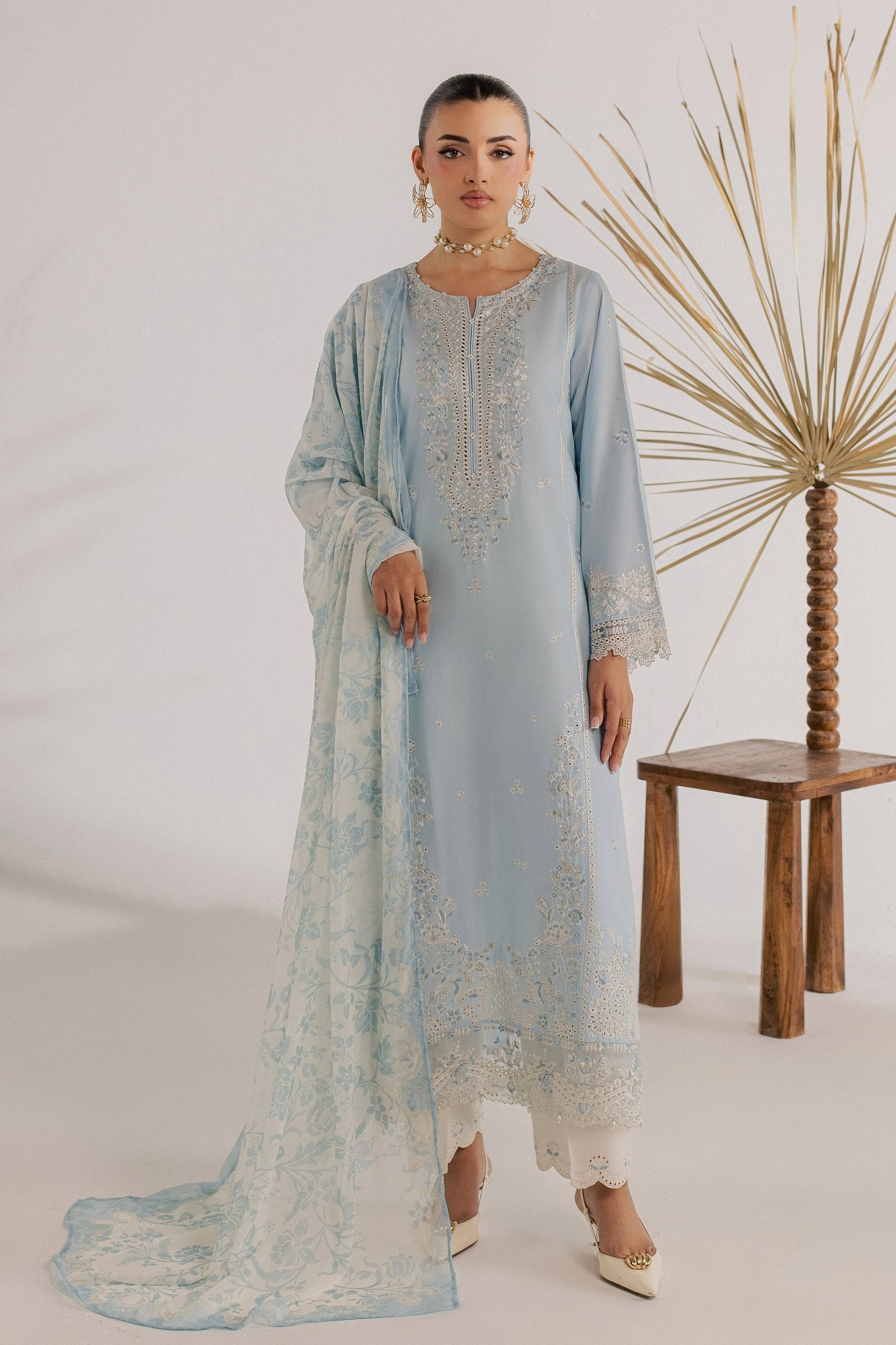  Shikast 3Pc - Luxury Embroidered Lawn BATIKSS26  BATIK   XS / Dream Blue / Pima Lawn-S / Dream Blue / Pima Lawn-M / Dream Blue / Pima Lawn-L / Dream Blue / Pima Lawn-XL / Dream Blue / Pima Lawn