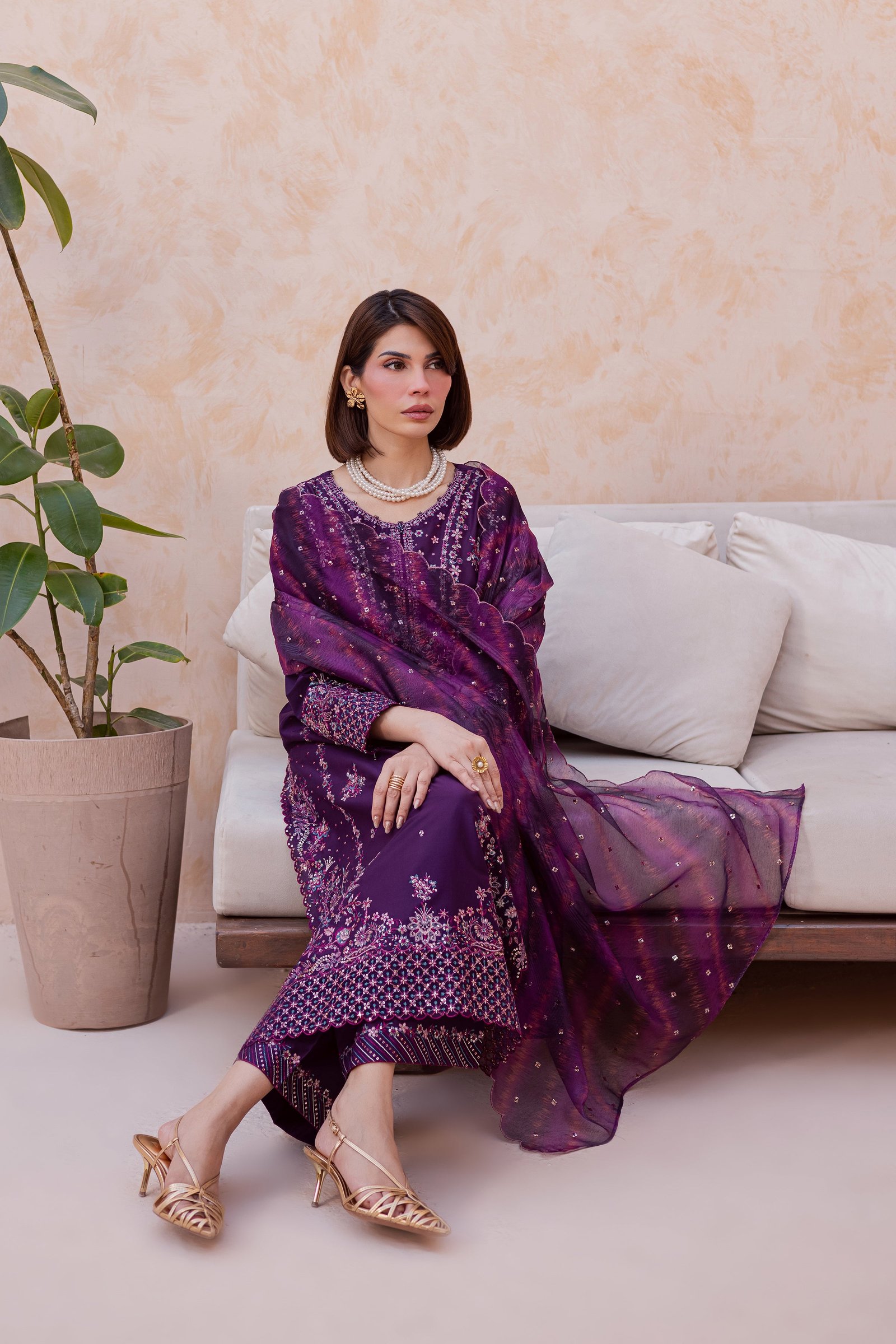  Shimmer 3Pc - Festive Embroidered Lawn BATIKEID2026  BATIK   XS / Purple / Pima Lawn-S / Purple / Pima Lawn-M / Purple / Pima Lawn-L / Purple / Pima Lawn-XL / Purple / Pima Lawn