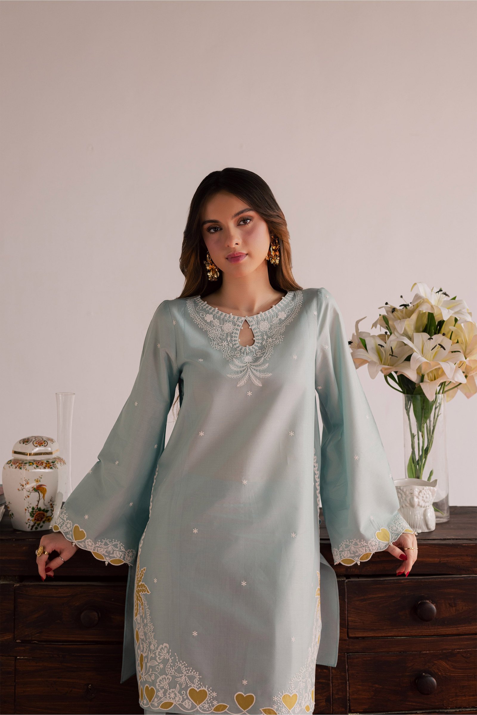 Shooting Star 2Pc - Embroidered Lawn Dress EverydayEdit26  BATIK   XS / Ice Blue / Pima Lawn-S / Ice Blue / Pima Lawn-M / Ice Blue / Pima Lawn-L / Ice Blue / Pima Lawn-XL / Ice Blue / Pima Lawn