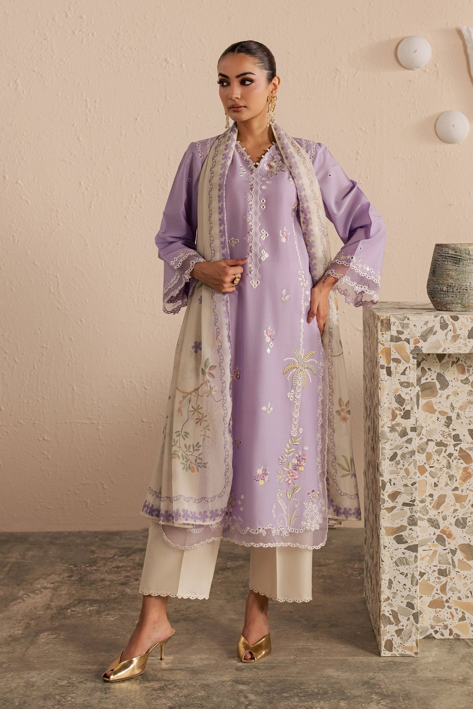  Skylie Jane 3Pc - Embroidered Lawn Dress EverydayEdit26  BATIK   XS / Voila / Pima Lawn-S / Voila / Pima Lawn-M / Voila / Pima Lawn-L / Voila / Pima Lawn-XL / Voila / Pima Lawn