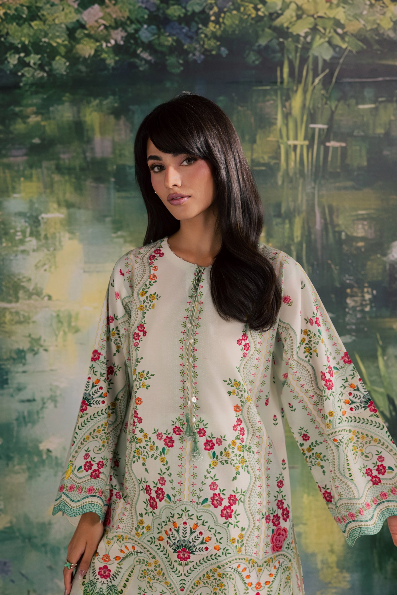 Soha 2Pc - Printed Lawn Dress BATIKSS26 BATIK XS / Off White / Lawn-S / Off White / Lawn-M / Off White / Lawn-L / Off White / Lawn-XL / Off White / Lawn