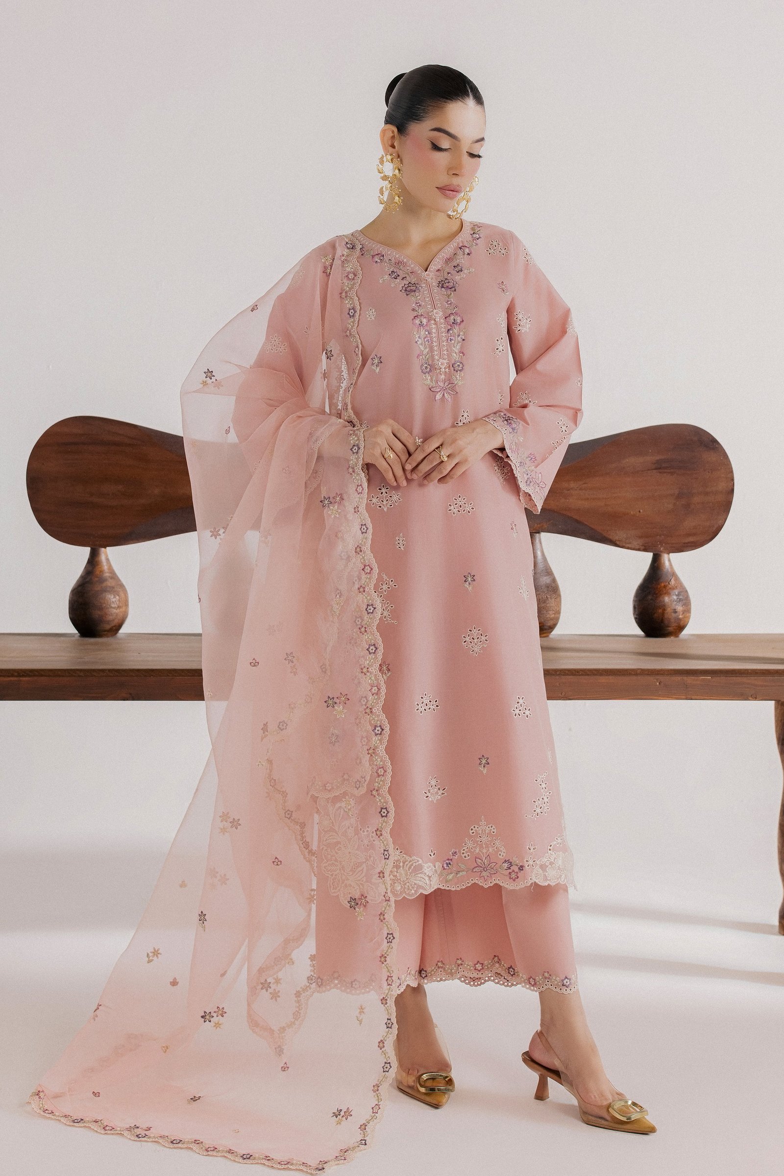  Taffy Macaron 3Pc - Luxury Embroidered Lawn BATIKSS26  BATIK   XS / Taffy Pink / Pima Lawn-S / Taffy Pink / Pima Lawn-M / Taffy Pink / Pima Lawn-L / Taffy Pink / Pima Lawn-XL / Taffy Pink / Pima Lawn