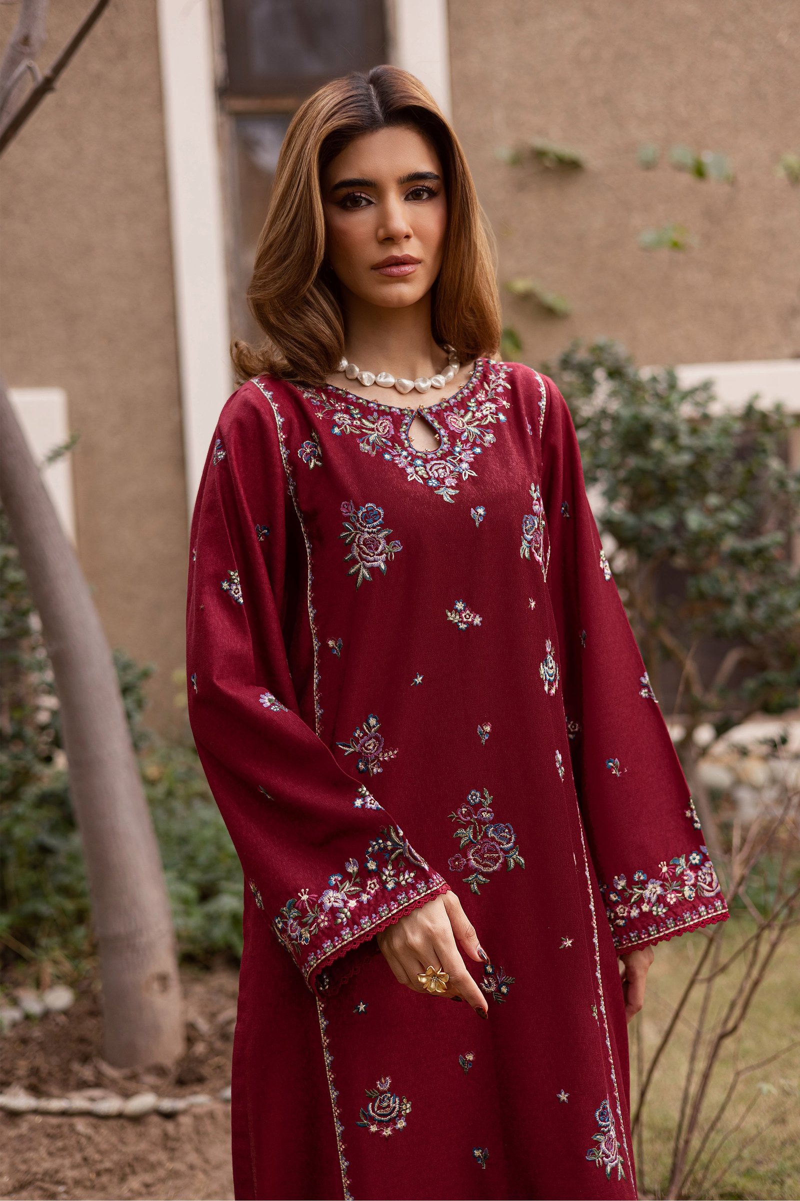  Thousand Island 2Pc - Embroidered Festive Pret BATIK WINTER PRET 2025  BATIK   XS / Red / Textured Cotton-S / Red / Textured Cotton-M / Red / Textured Cotton-L / Red / Textured Cotton-XL / Red / Textured Cotton