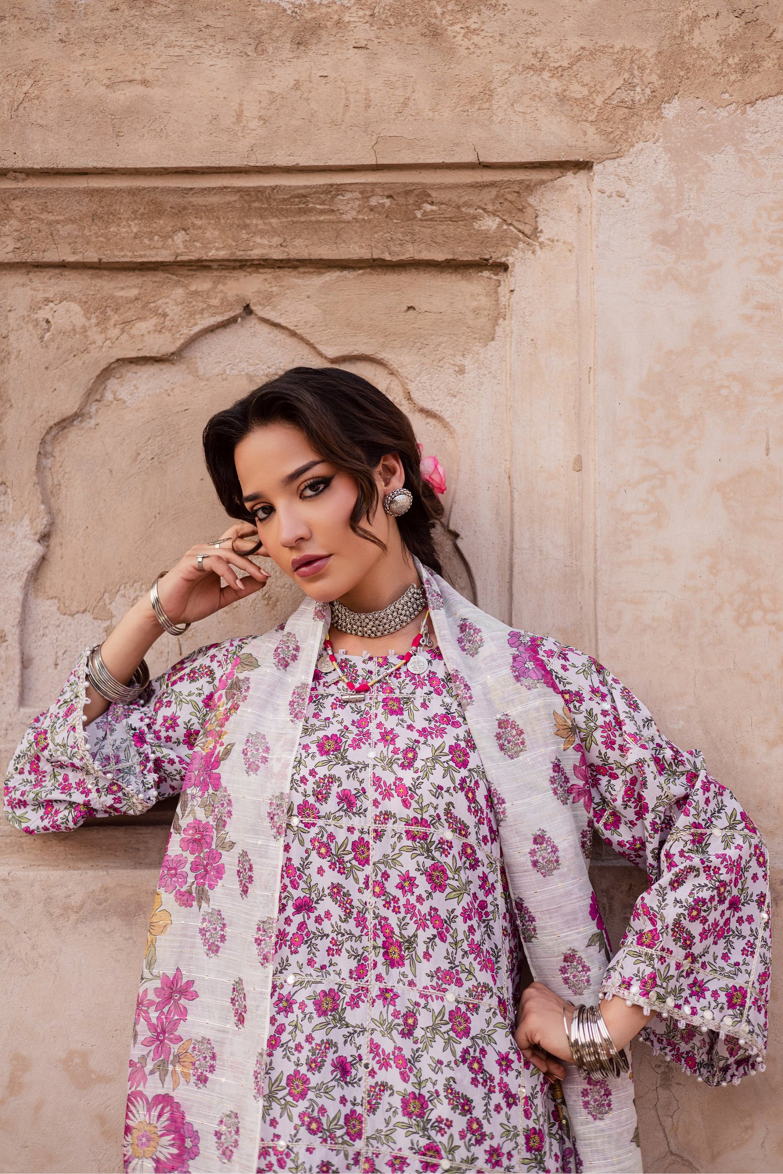 Truce 3Pc - Festive Eid Prints BATIKEID2026 BATIK XS / Lilac / Lawn-S / Lilac / Lawn-M / Lilac / Lawn-L / Lilac / Lawn-XL / Lilac / Lawn