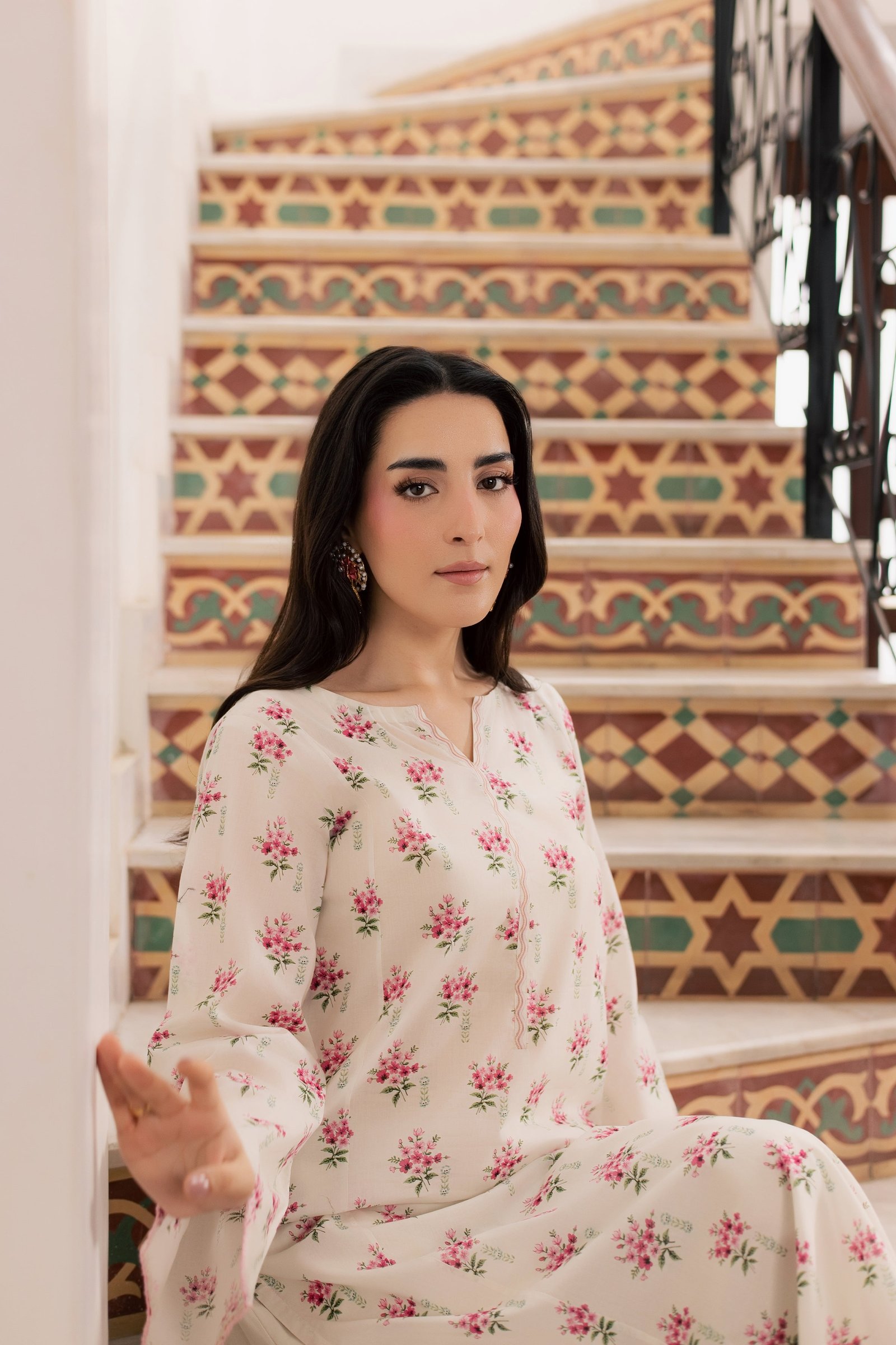 Yugioh 2Pc - Printed Lawn Dress BATIKSS26 BATIK XS / Off White / Lawn-S / Off White / Lawn-M / Off White / Lawn-L / Off White / Lawn-XL / Off White / Lawn