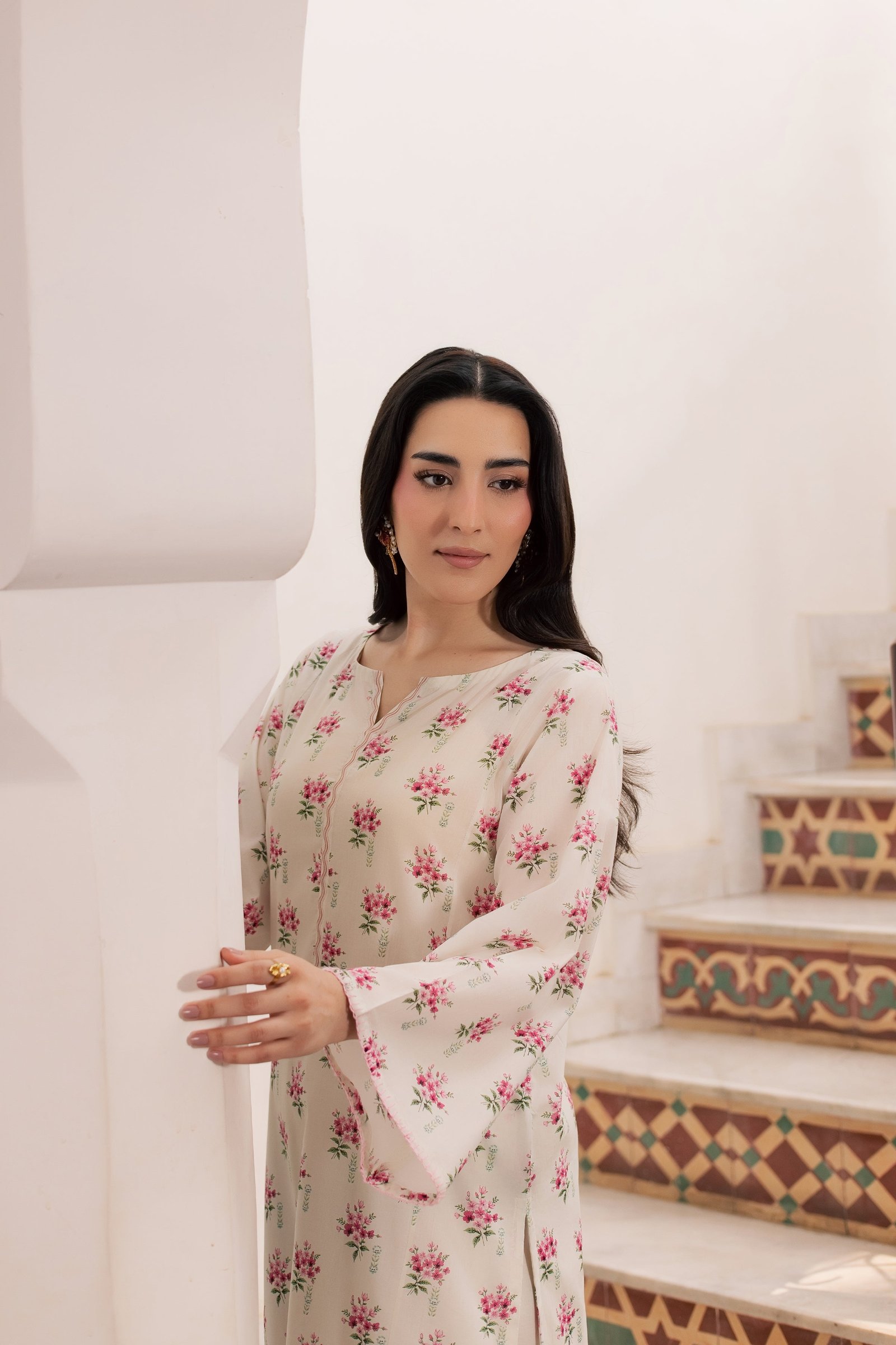 Yugioh 2Pc - Printed Lawn Dress BATIKSS26 BATIK XS / Off White / Lawn-S / Off White / Lawn-M / Off White / Lawn-L / Off White / Lawn-XL / Off White / Lawn