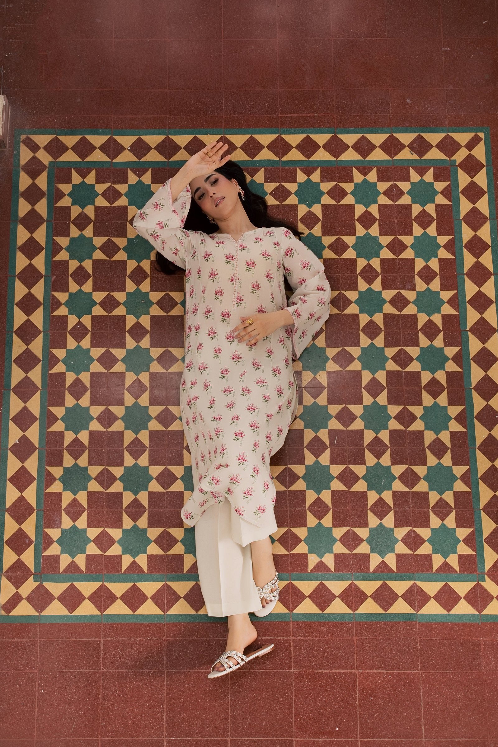 Yugioh 2Pc - Printed Lawn Dress BATIKSS26 BATIK XS / Off White / Lawn-S / Off White / Lawn-M / Off White / Lawn-L / Off White / Lawn-XL / Off White / Lawn
