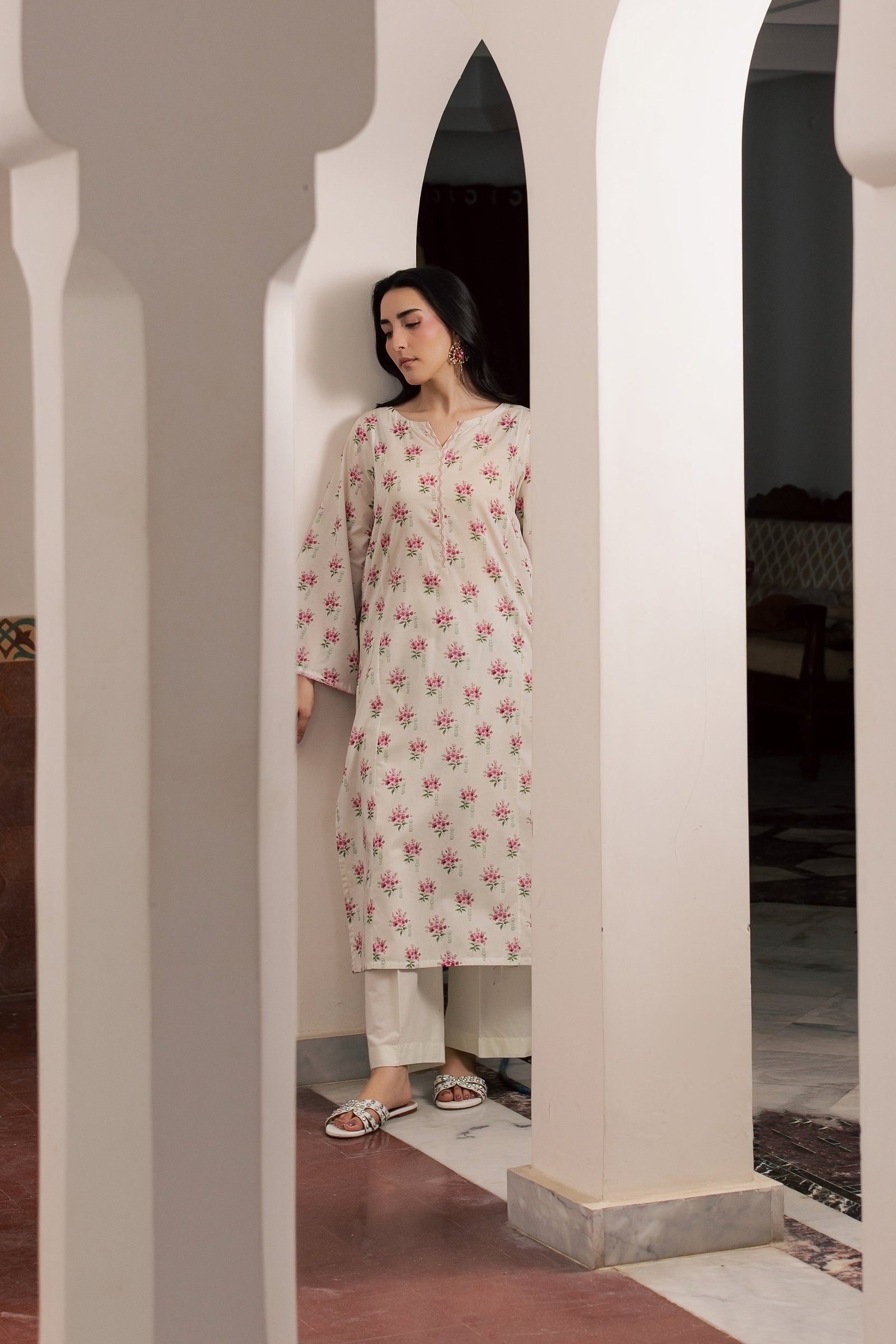 Yugioh 2Pc - Printed Lawn Dress BATIKSS26 BATIK XS / Off White / Lawn-S / Off White / Lawn-M / Off White / Lawn-L / Off White / Lawn-XL / Off White / Lawn