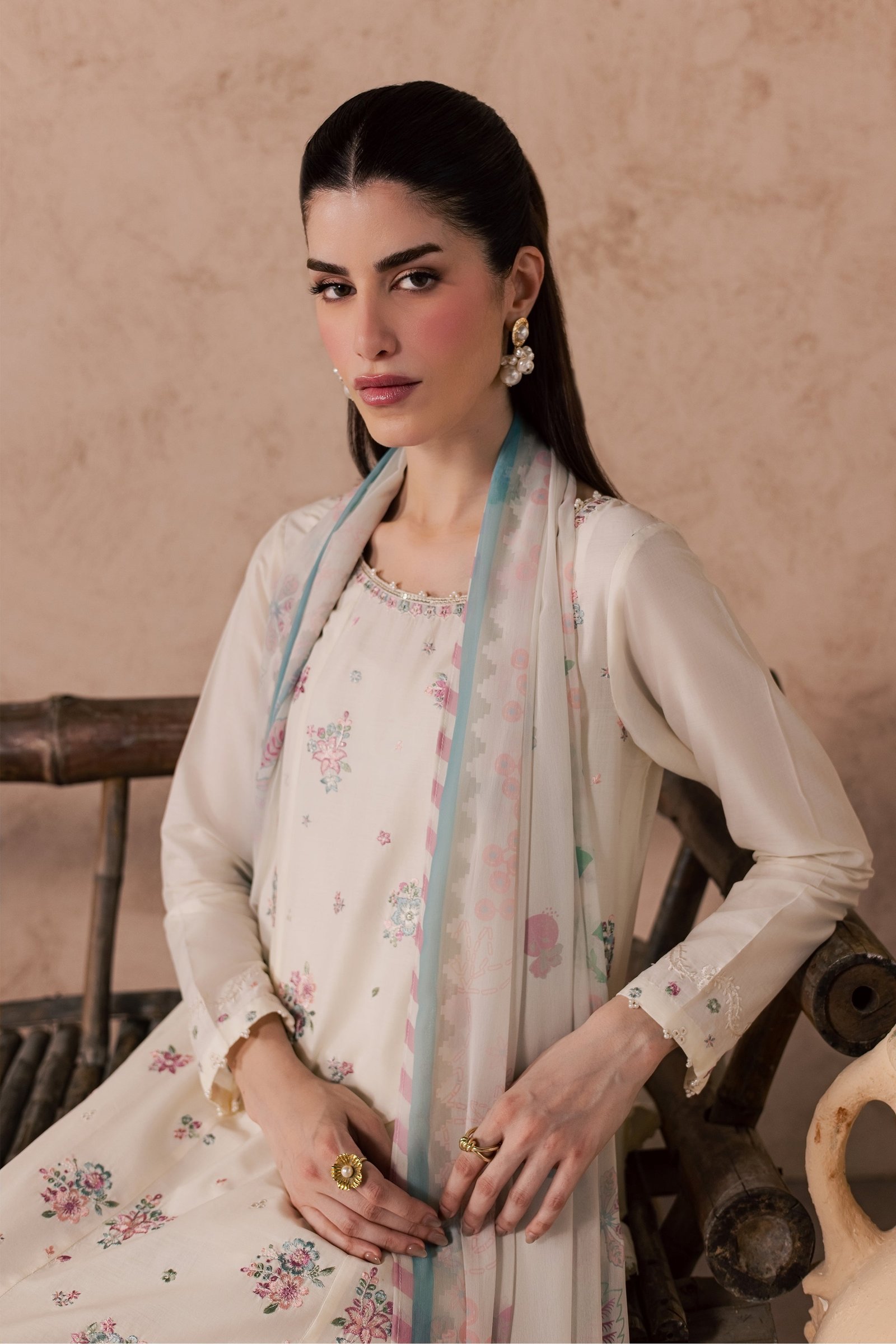  Zubariya 3Pc - Embroidered Lawn Dress EverydayEdit26  BATIK   XS / Eggnog / Pima Lawn-S / Eggnog / Pima Lawn-M / Eggnog / Pima Lawn-L / Eggnog / Pima Lawn-XL / Eggnog / Pima Lawn