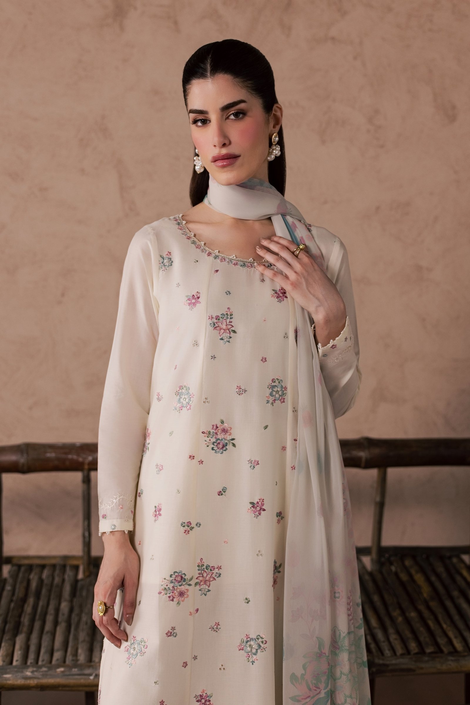  Zubariya 3Pc - Embroidered Lawn Dress EverydayEdit26  BATIK   XS / Eggnog / Pima Lawn-S / Eggnog / Pima Lawn-M / Eggnog / Pima Lawn-L / Eggnog / Pima Lawn-XL / Eggnog / Pima Lawn